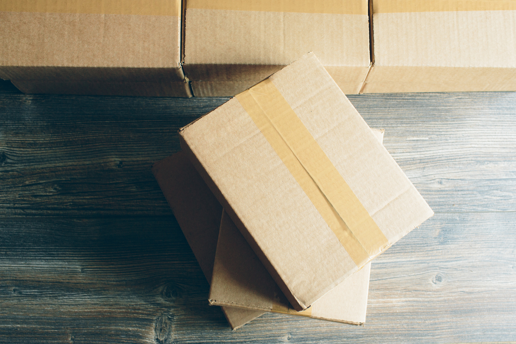 package on the table